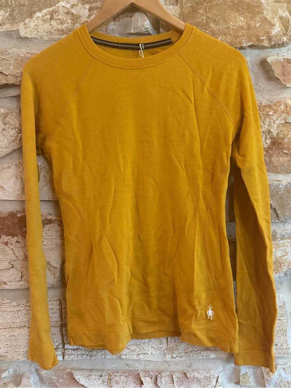 Smartwool Women's Merino Crew Sweater in Mustard Gold